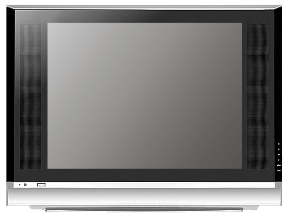 Flat Screen Television with Integrated Speakers
