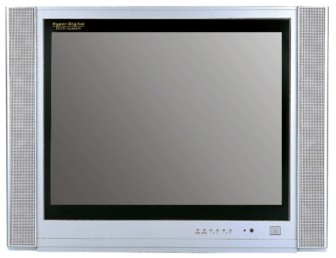 Multi-System Television with Integrated Speakers