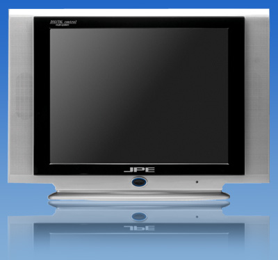 Vintage Television Set with Integrated Speakers