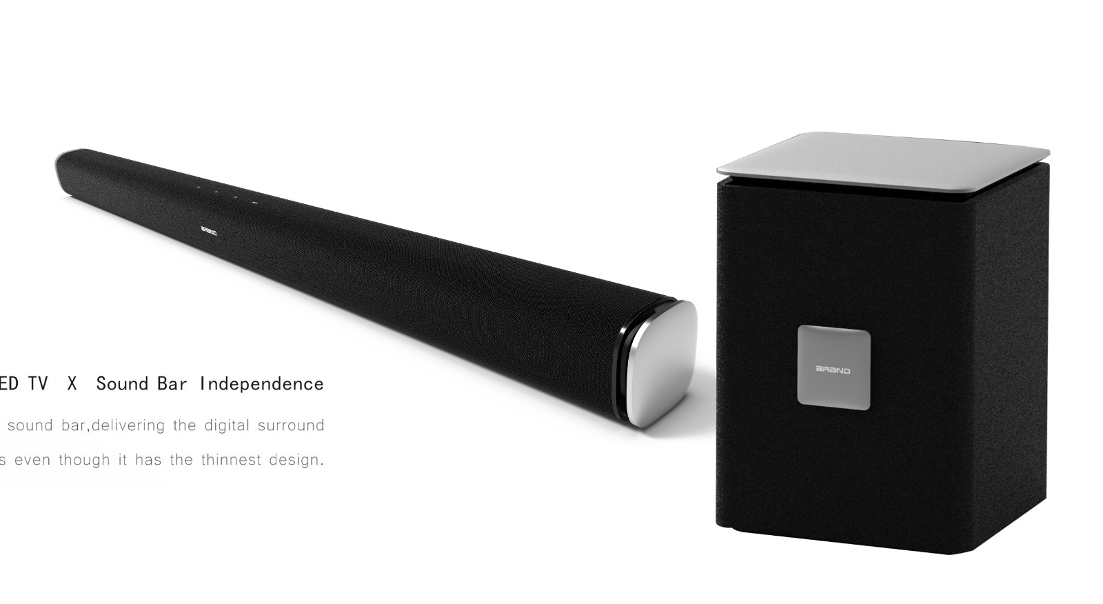 TV use 100W Sound bar with BT, USB, Aux, Led, HDMI,DSP,Optical,EQ Adjustment - Image 3
