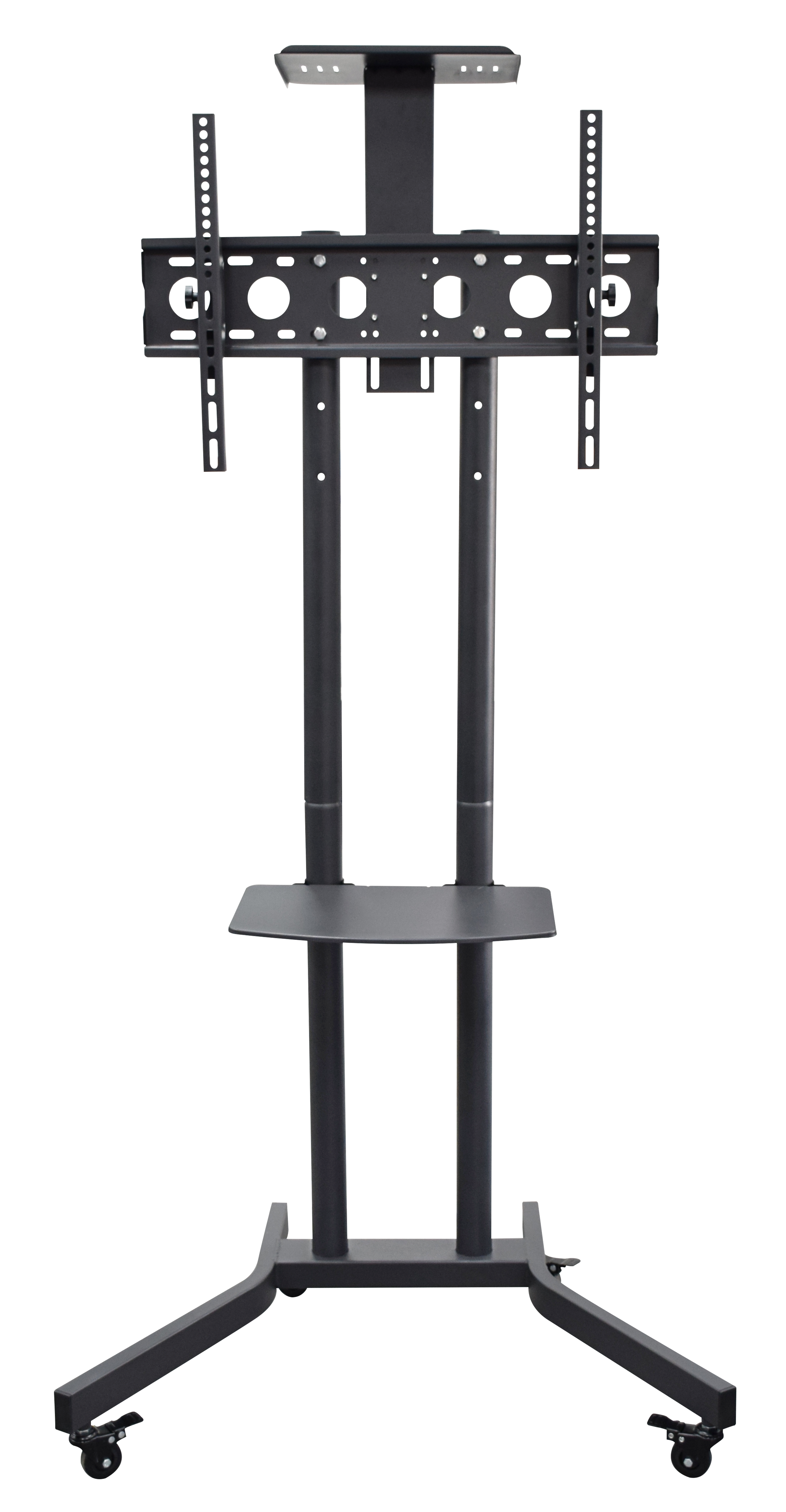Mobile TV Stand with Mount and Shelf