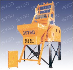 Twin Shaft Concrete Mixer