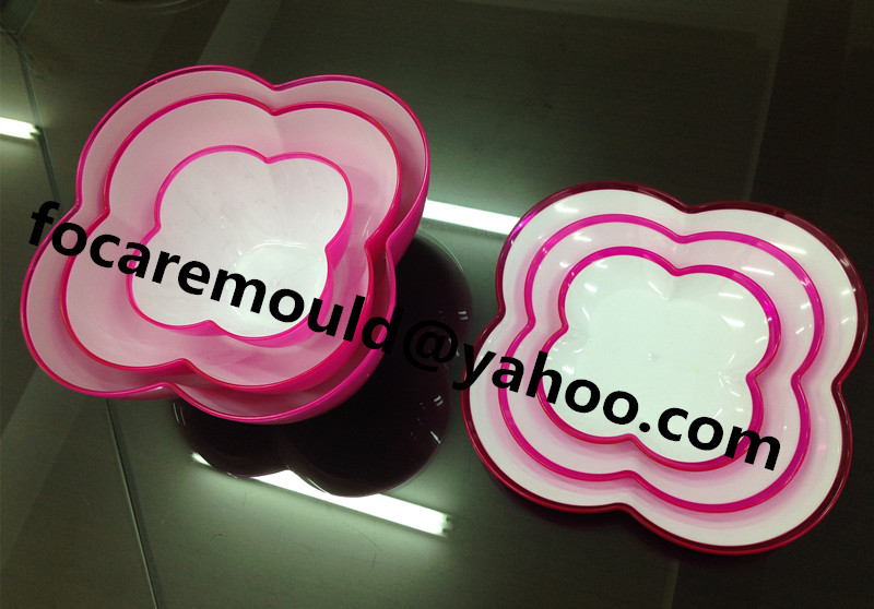 Two-Color Injection Mold with Rotational System