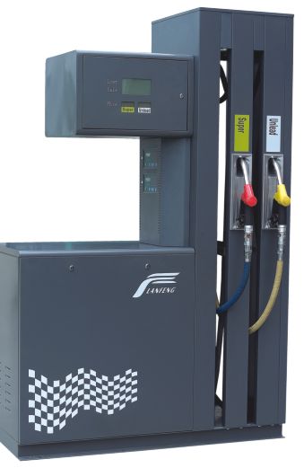 Dual Fuel Dispenser with Four Nozzles