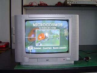 Portable Television with Integrated DVD Player
