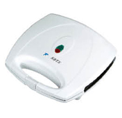Compact Sandwich Press with Non-Stick Plates