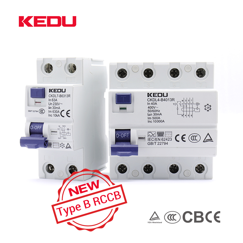 Type B Residual Current Operated Circuit Breaker (RCCB) (6K 10KA) 4P or 2P(25A 40A 63A) Suitabl - Image 3
