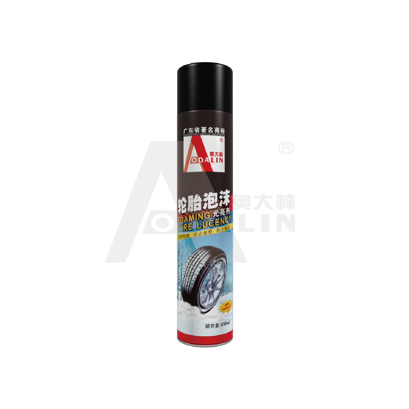 Tire Foam Polish for Cleaning and Protection