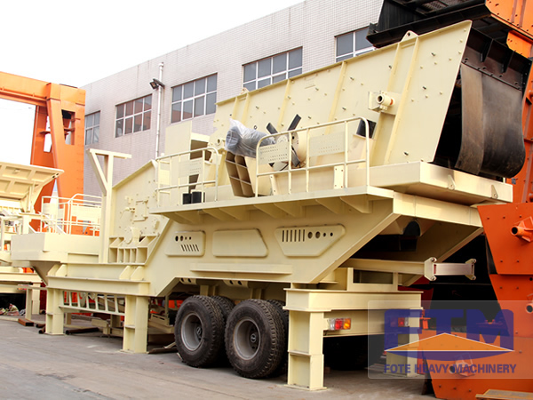 Mobile Tire Crushing Plant