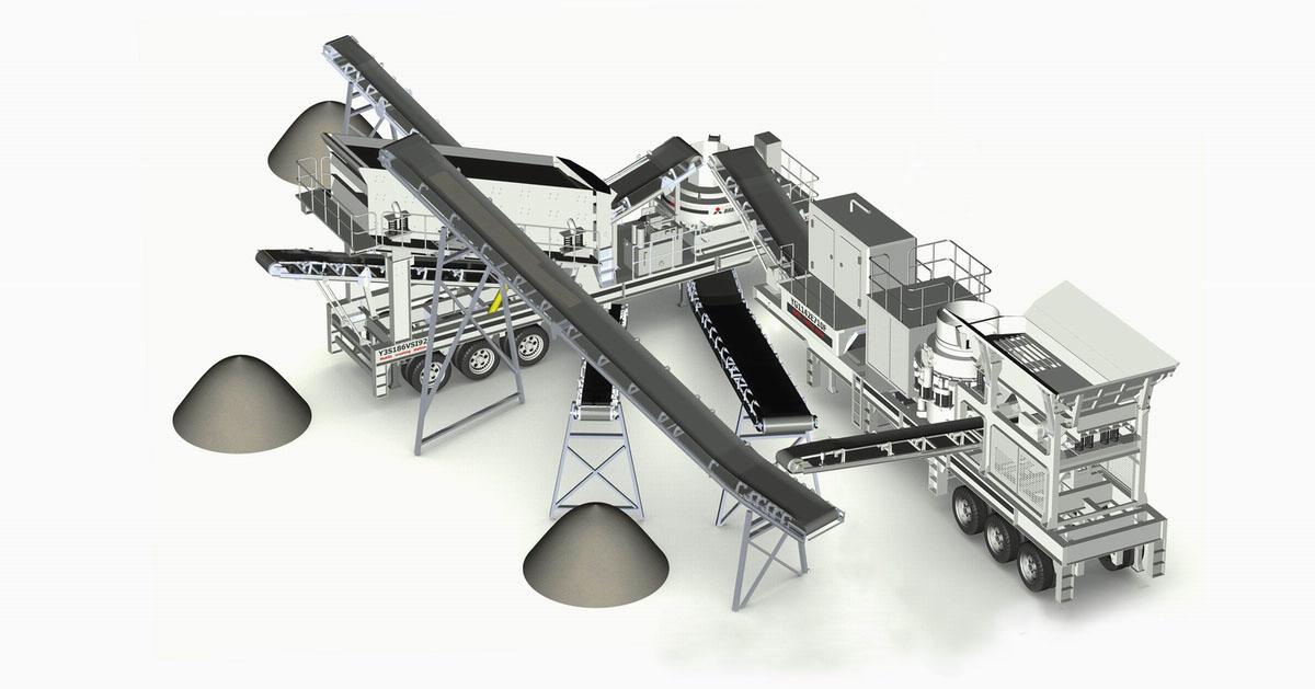 Tyre Type Multistage Combination Of Mobile Crusher Station - Image 2