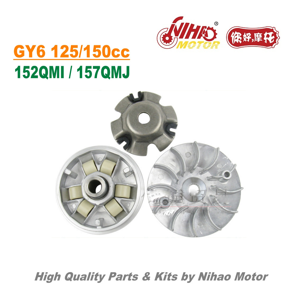 Variator drive face and pulley assembly