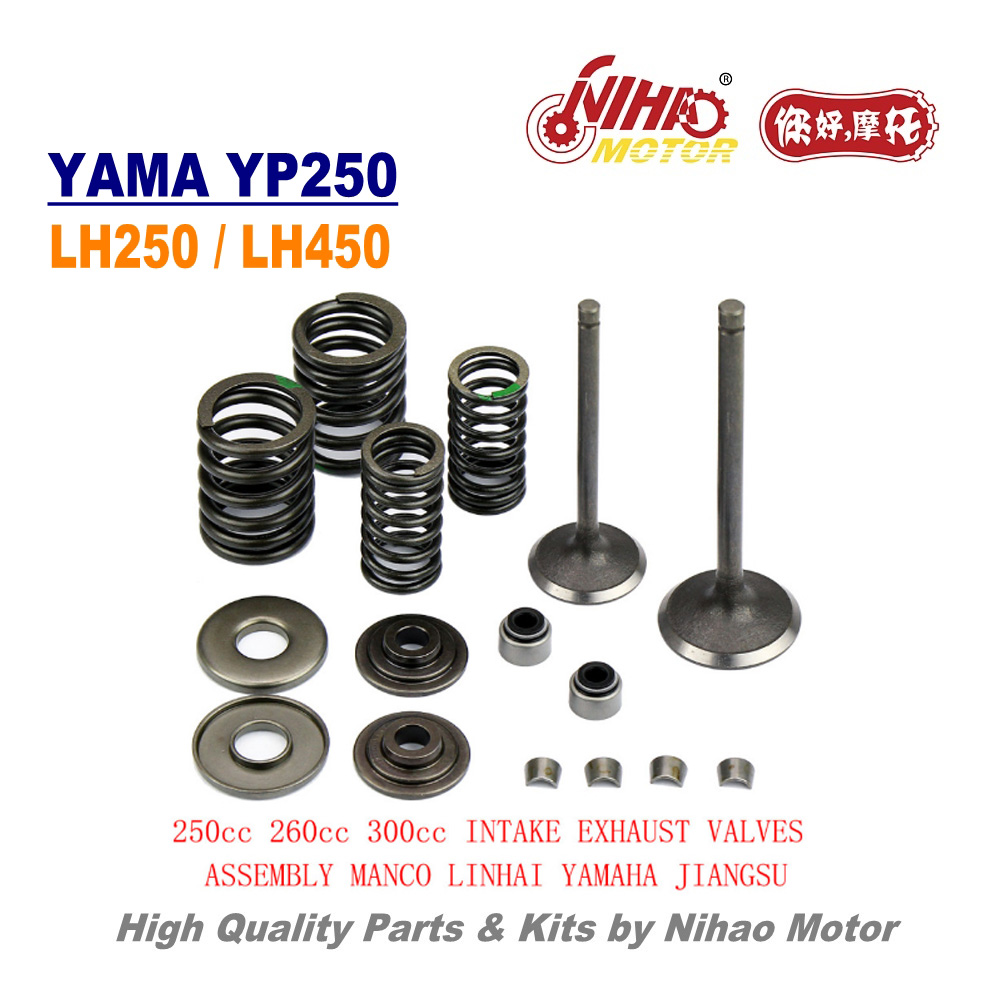 TZ-44 250cc Majesty 250 Valve Assy LINHAI Parts YP250 LH250 ATV QUAD Chinese Motorcycle En - Image 2