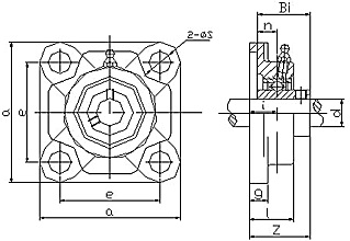Flanged Bearing Unit UCF300