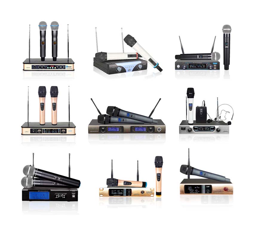 UHF Wireless Microphone System with Receiver