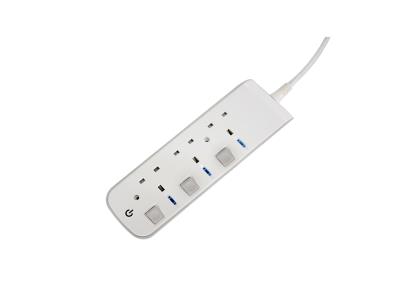 UK-style extension socket with individual switches - Image 3