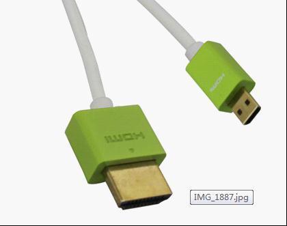Micro HDMI to Standard HDMI Cable