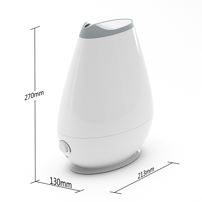 Ultrasonic 2L Cool Mist Humidifier with Aroma Diffuser