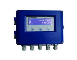 Ultrasonic water meter display and industrial unit