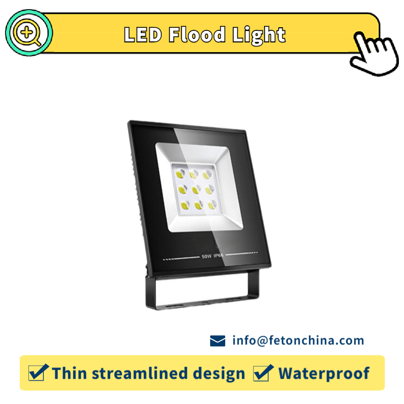 Ultrathin 30W 50W 100W 150W LED Flood light Lamp Energy Saving Waterproof Customized Modular Floodlight for Square Lighting Garden Lighting FT Series 9735 - Image 2