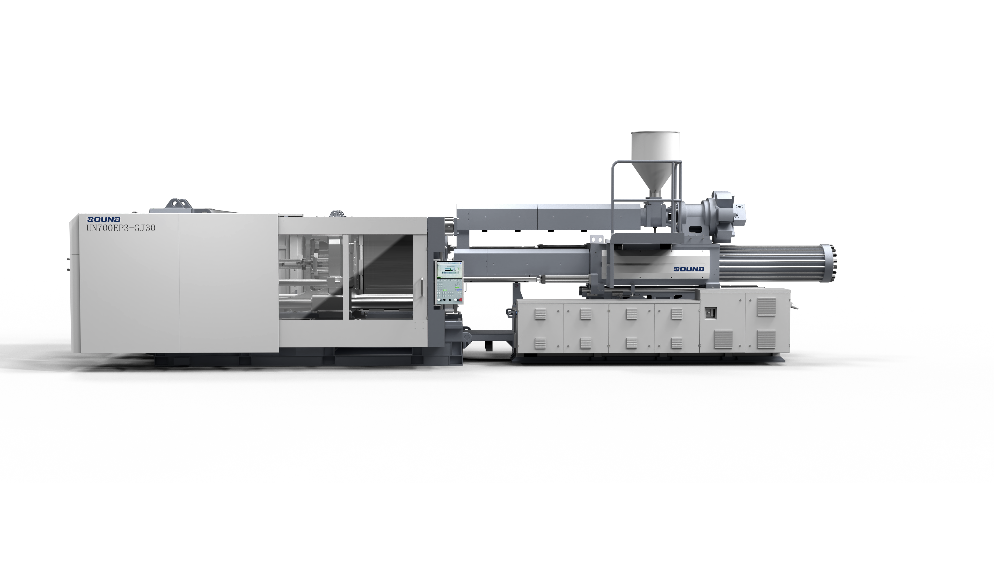UN-GJ serial large volume energy saving plastic extruding injection machine - Image 2