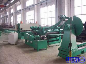 Automated Coil Uncoiling Leveling Slitting and Cutting Line