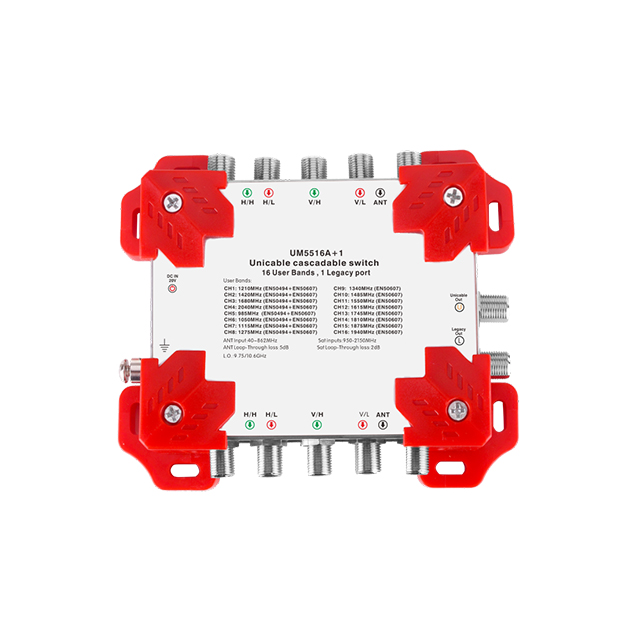 Unicable Cascade Multiswitch 5 Input 16 User Band