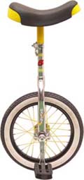 14-Inch Wheel Unicycle with Whitewall Tire