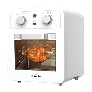 Internal view of the 3-layer rack air fryer system