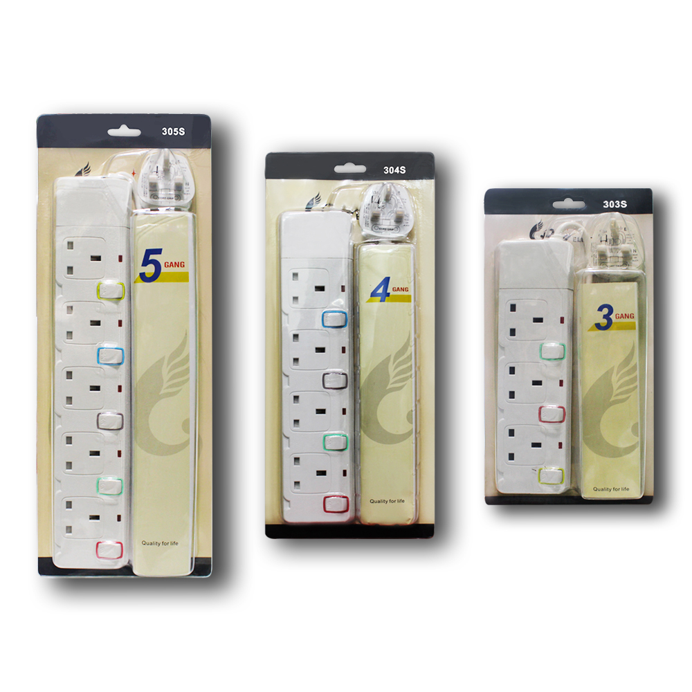 Universal Multi-Outlet Extension Socket