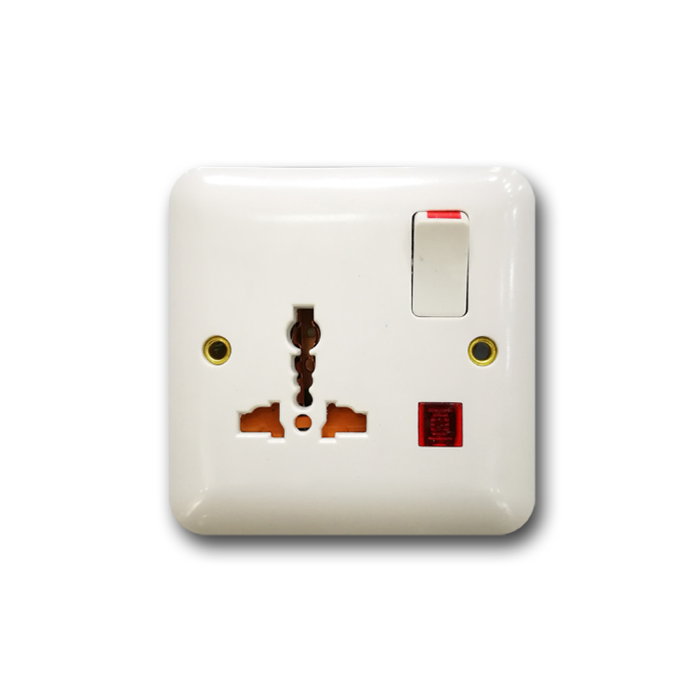 Universal five hole wall socket - Image 2