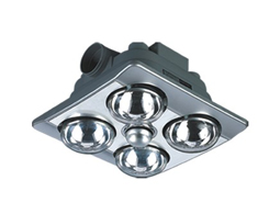Bathroom Ceiling Fixture with Heat, Light, and Ventilation