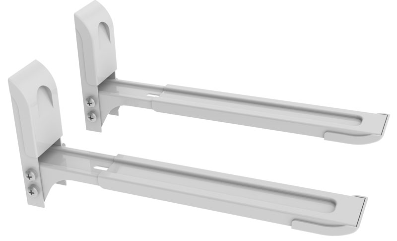 Adjustable Steel Microwave Oven Wall Mount Bracket