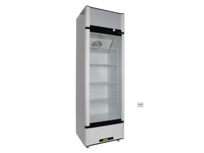 Upright Display Cooler with Light Box
