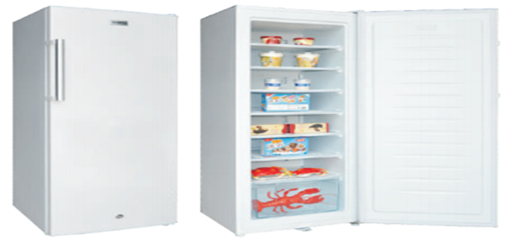 Upright Display Freezer with Shelves
