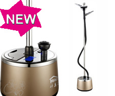 Standing Garment Steamer with Telescopic Pole
