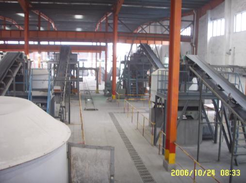 Industrial Inclined Belt Conveyor System