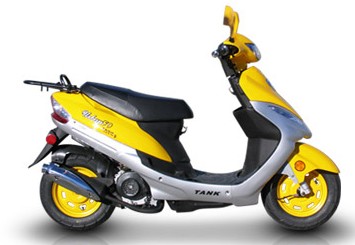 Urban Commuter Scooter with Luggage Rack