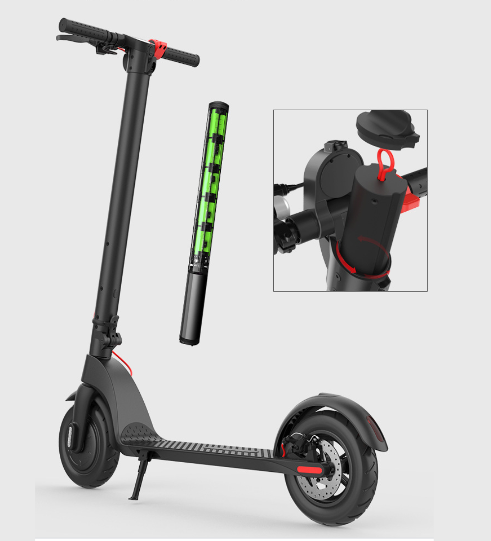 Electric scooter battery system