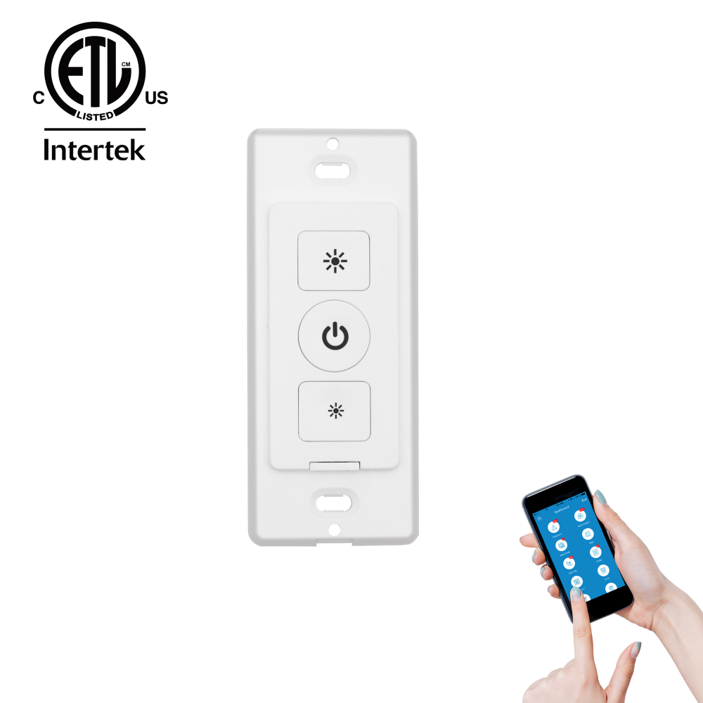 US ETL 120V 0-10V TUYA APP Light Wall Switch Dimmer Wireless WIFI Smart Dimmer Switch for LED Lights - Image 2
