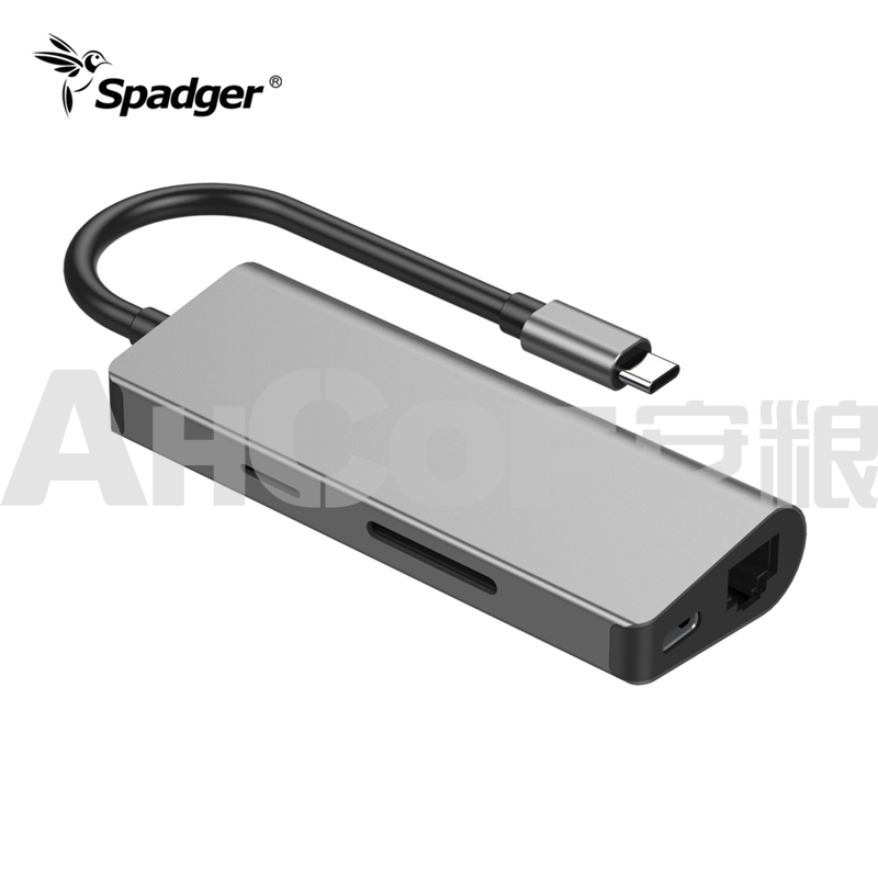 USB C Docking Station, 7 in 1 Type-C Hub with PD,2 USB 3.0 Ports,4K to HDMI,VGA,Gigabit Et - Image 2