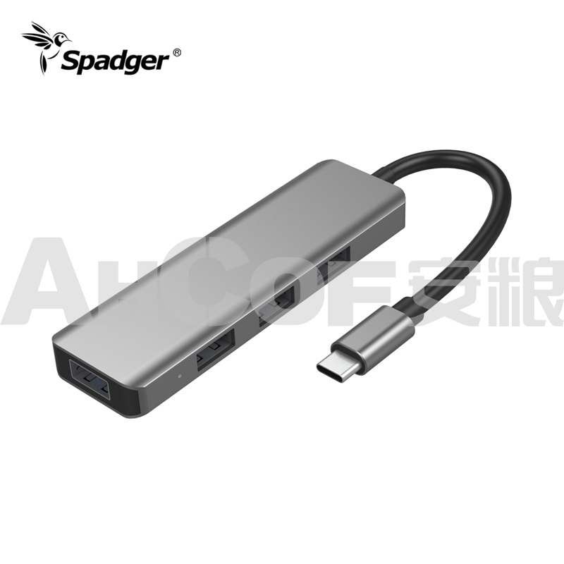 USB C Docking Station, Ultra Slim Type-c Hub with PD,4 USB 3.0 Ports - Image 2