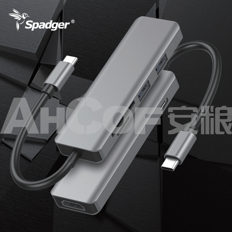 6-in-1 USB-C Hub with Card Reader