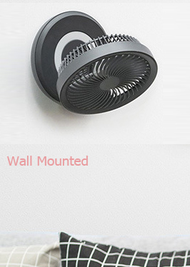 USB Personal Circulator Fan with LED Light