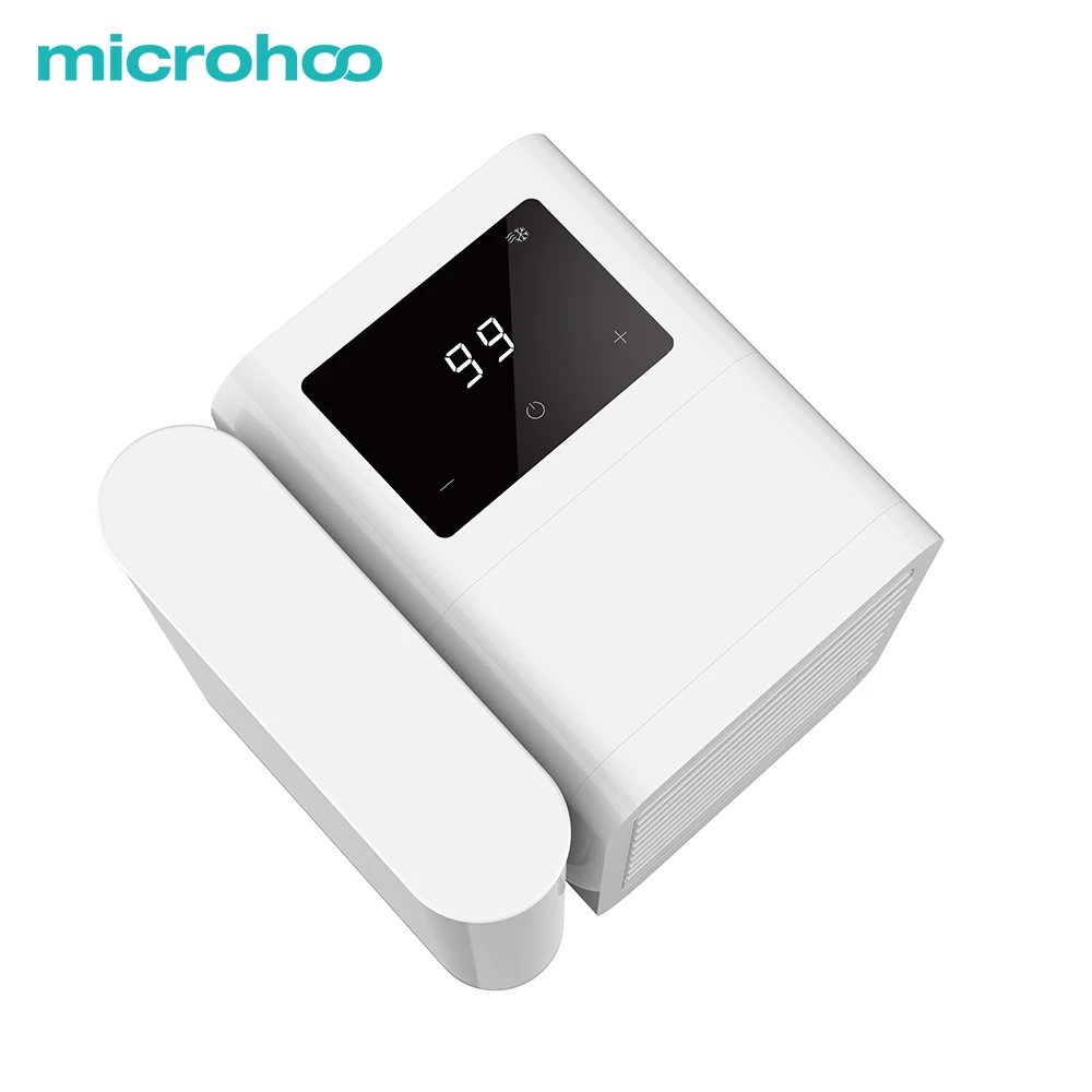 Mini electric evaporative air cooler on desk