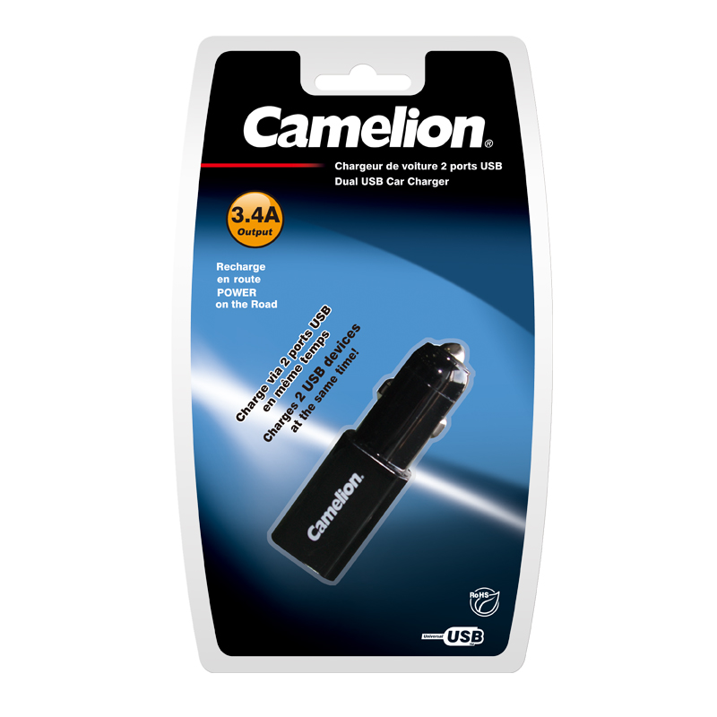 Dual Port USB Mini Car Charger