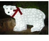 Illuminated Polar Bear Christmas Decoration