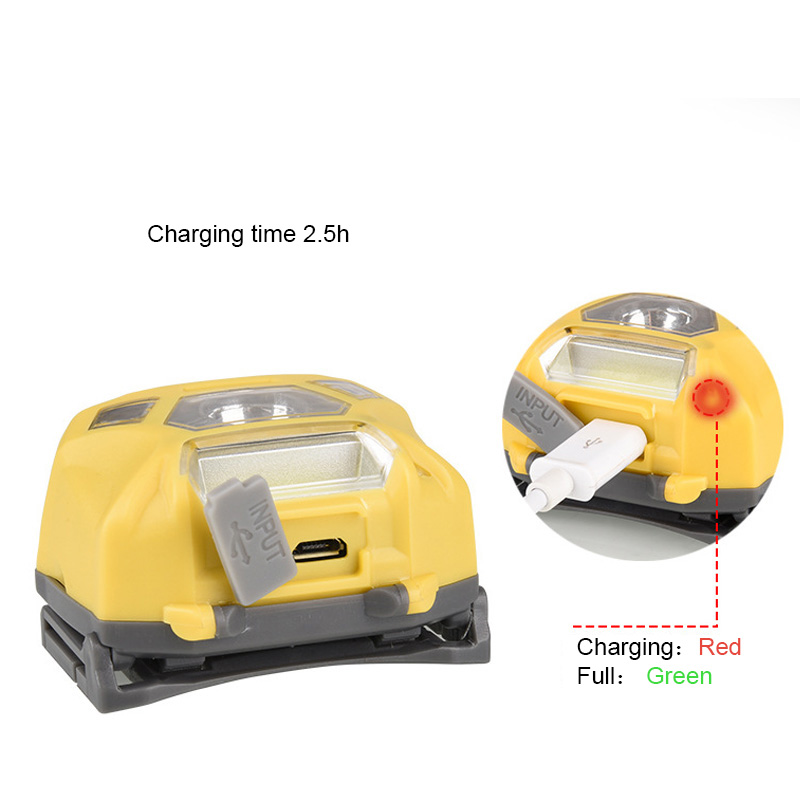 USB Rechargeable LED Sensor Headlamp