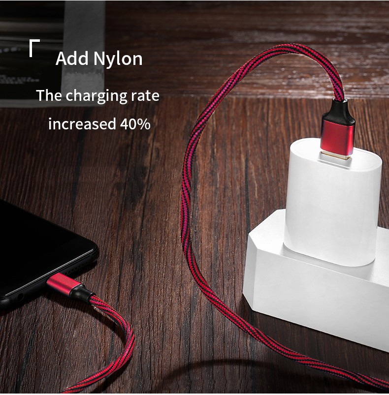 USB Type C Cable 3A Fast Charging Braided Cord cable - Image 3