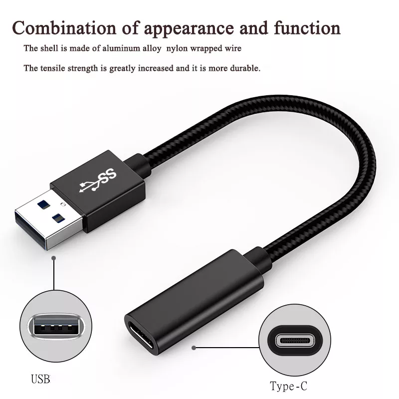 Braided cable with aluminum casing