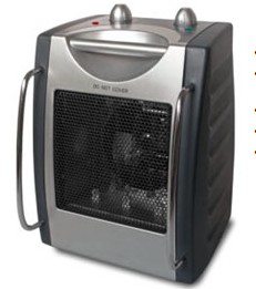 Personal Space Utility Heater with Safety Alarms